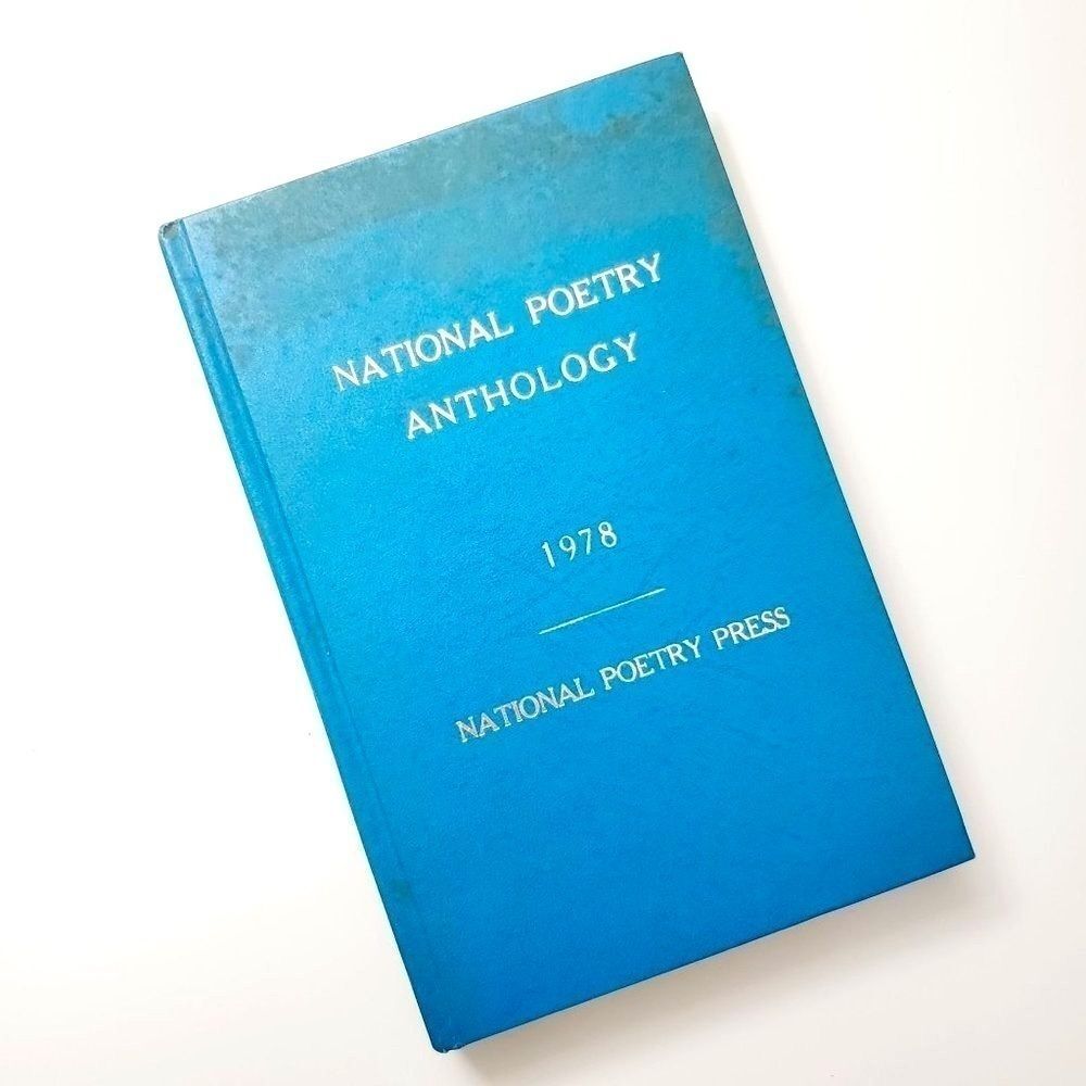 Vintage 1970's National Poetry Anthology Hardcover GUC
